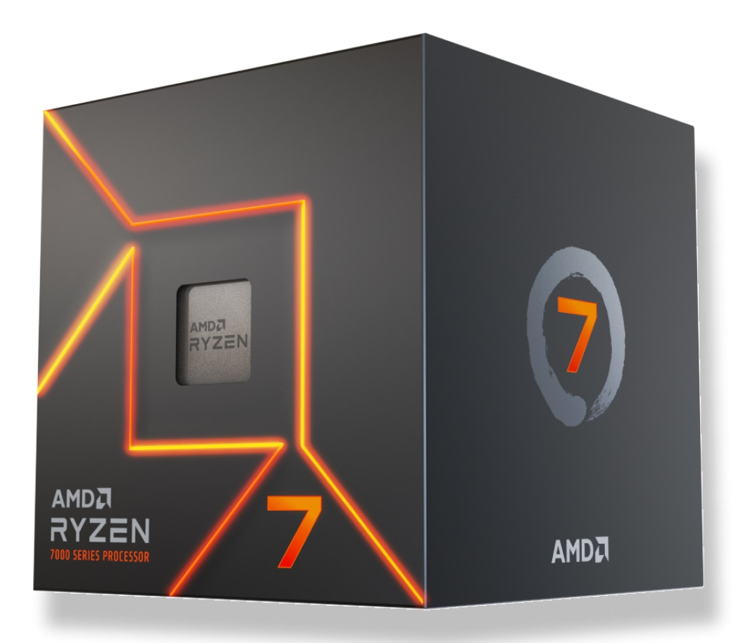Ryzen 7 7700 with Radeon Graphics, 8 Core Processor, 16 Threads, 3.8GHz up to 5.3GHz Boost, 40MB Cache, 65W, Wraith Prism LED Cooler, Radeon Graphics thumbnail