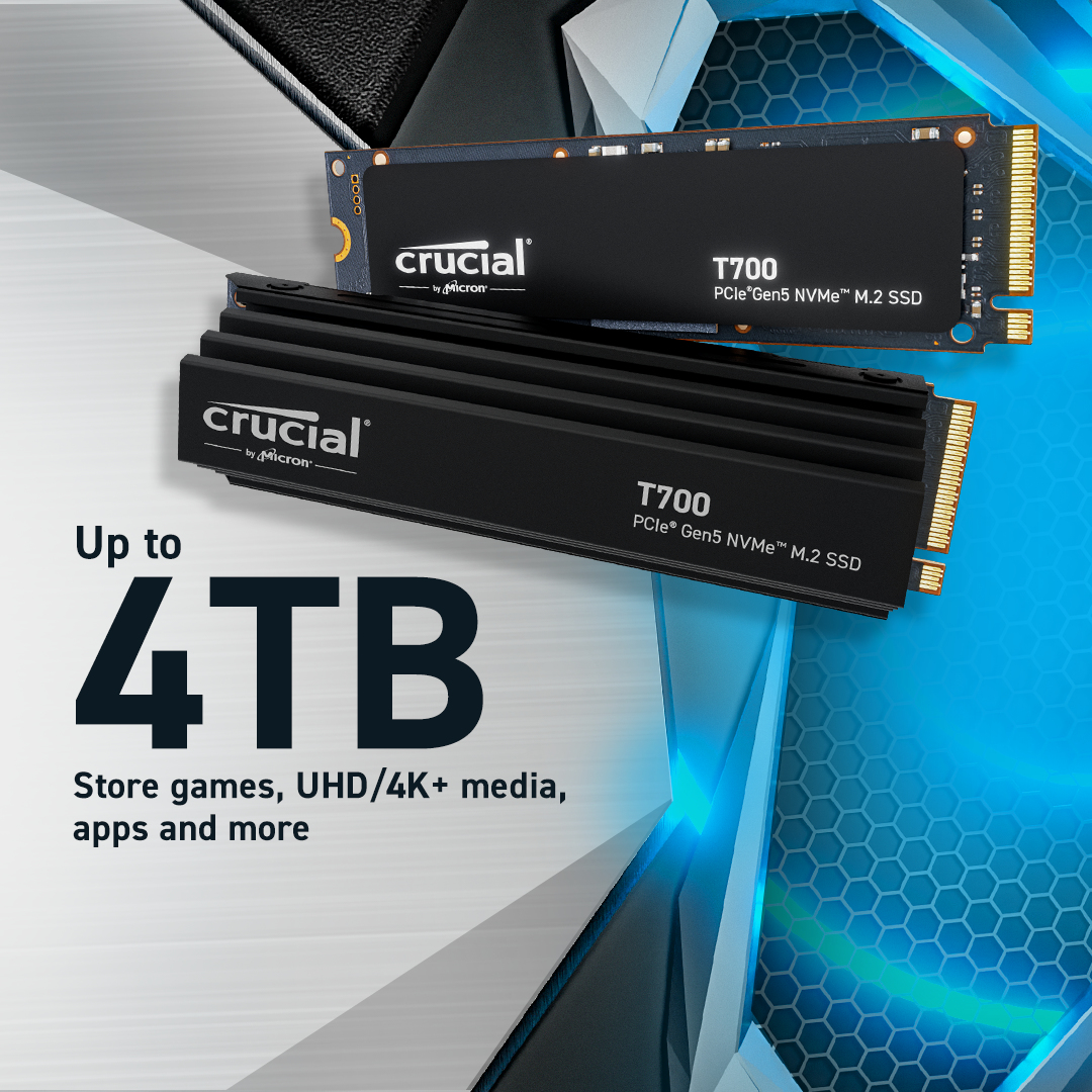 EU Product - SSD T700 M.2 Pci Express 5.0 NVMe thumbnail