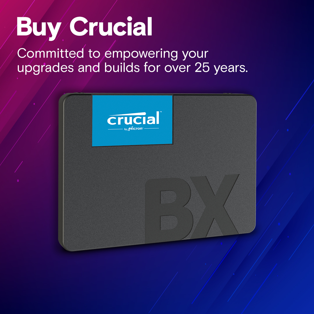 EU Product - BX500 - SSD - 4 TB - intern - 2.5