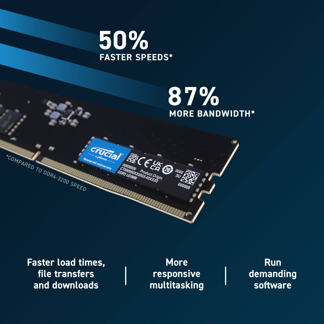 EU Product - DDR5 - Modul - 16 GB - DIMM 288-PIN thumbnail
