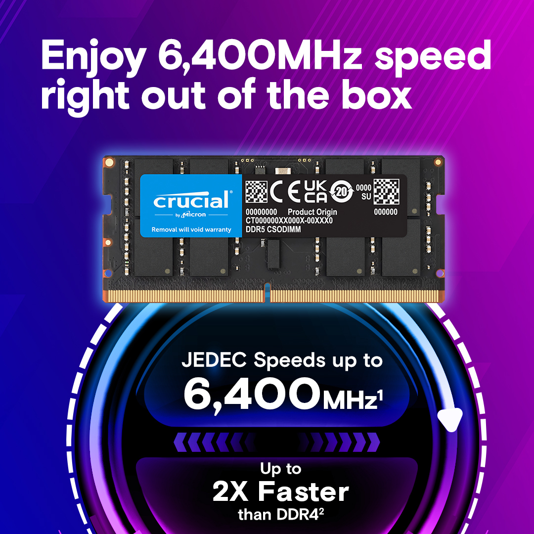 16GB DDR5-6400 CSODIMM thumbnail