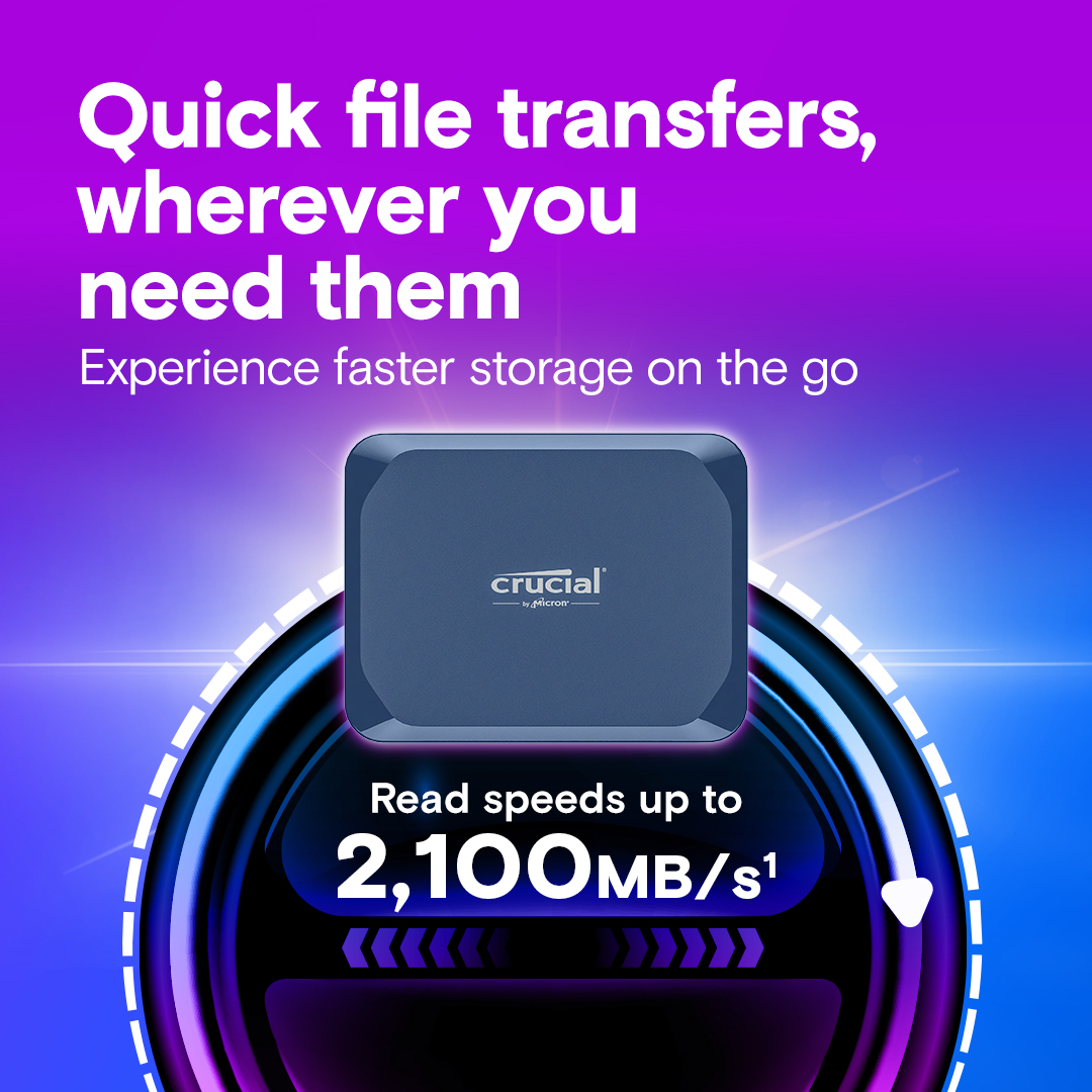 X10 - SSD - encrypted - 1 TB - external (portable) - USB 3.2 Gen 2x2 (USB-C connector) - 256-bit AES - matte blue thumbnail