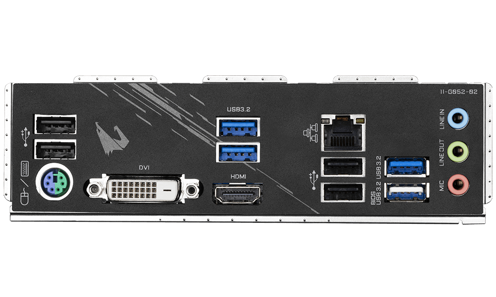 B550M AORUS ELITE Ultra Durable AMD AM4 Socket Motherboard, Micro-ATX, 4x DDR4 Slots, 2x M.2 Sockets, Fitted I/O Shield, GbE LAN, 1x DVI-D / 1x HDMI Port thumbnail