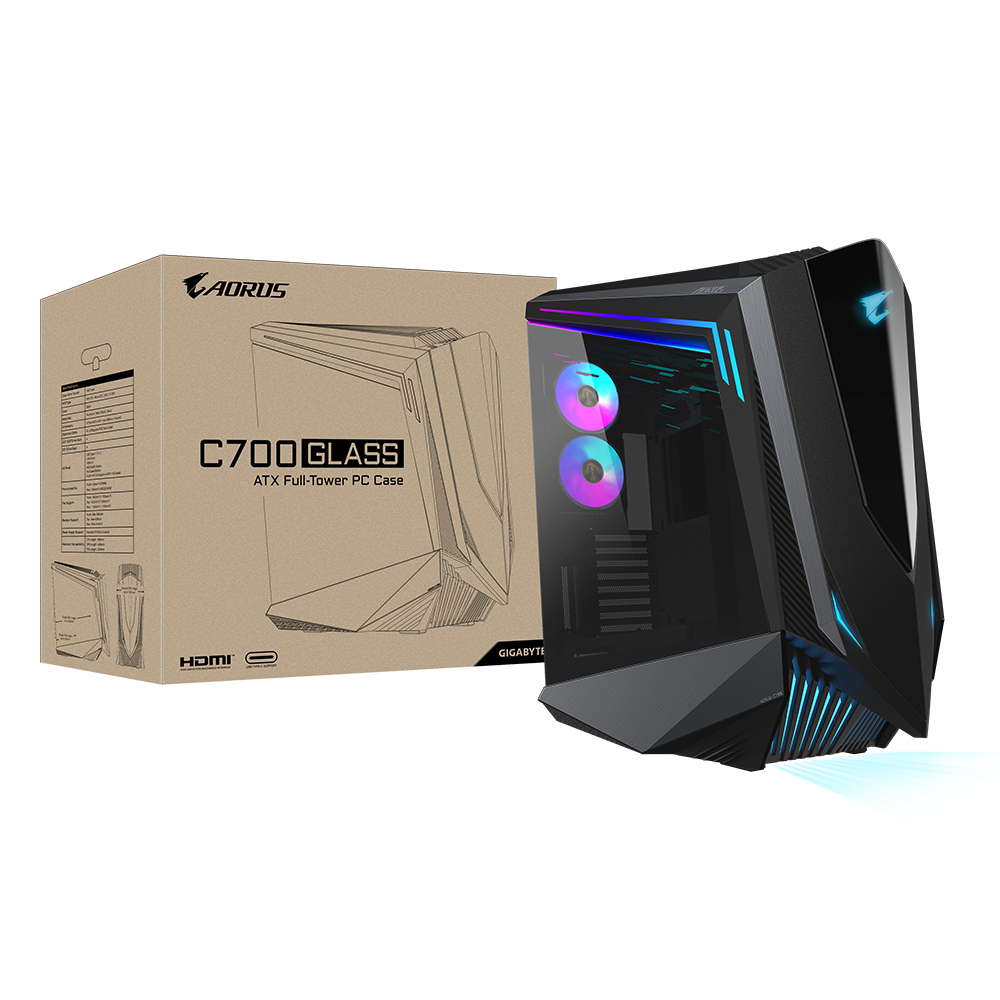 EU Product - AORUS C700 Glass, black, eATX thumbnail