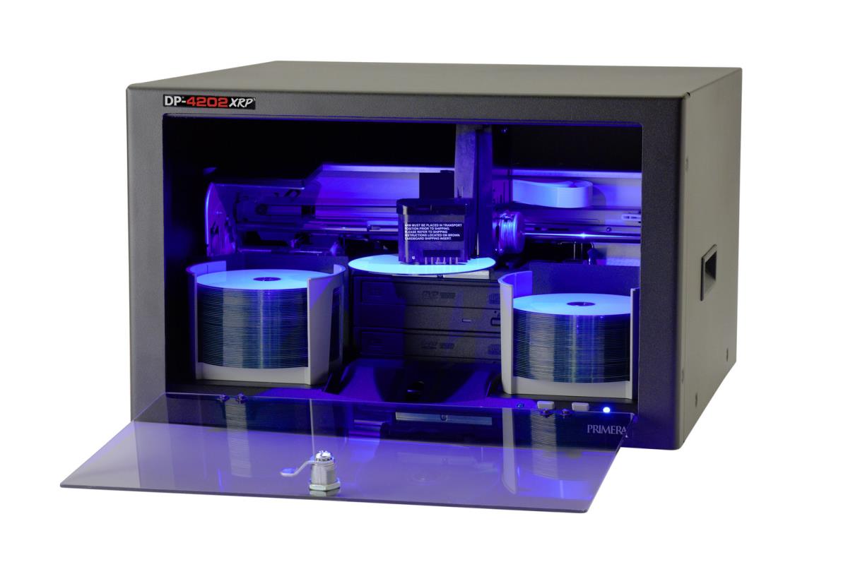 EU Product - - Disc Publisher DP-4202 XRP DVD � two CD/DVD burn drives and printer; 2x 50 discs capacity thumbnail