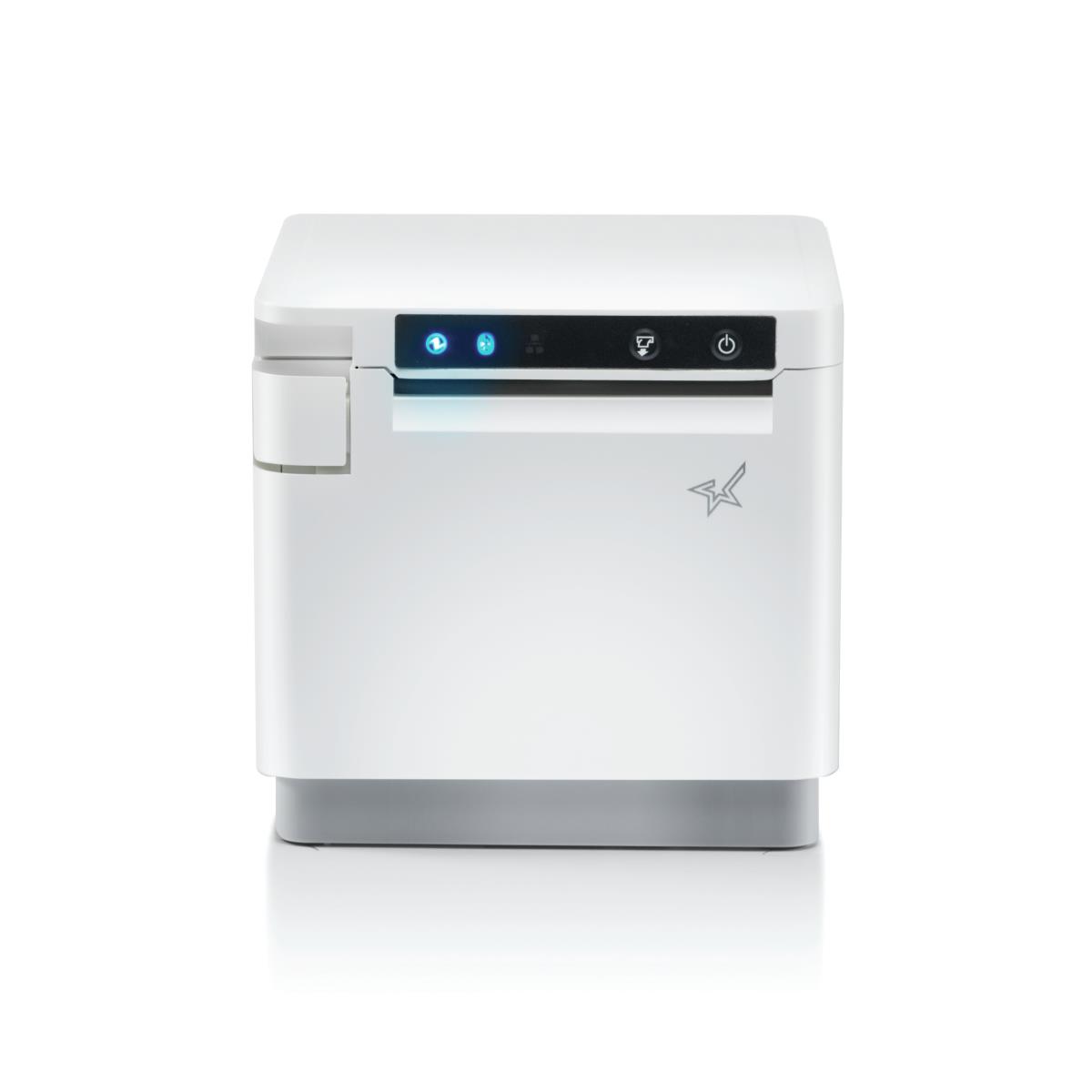 , MCP31CBI WT E+U, Thermal mC-Print3 400mm/s Direct Thermal, 58/80mm paper width,Bluetooth,USB-C with Power Delivery for iOS/Android/Windows, Eth LAN with SteadyLAN,USB-A periph hub,CloudPRNT Next,White Case,EU & UK, 24VDC incl. thumbnail