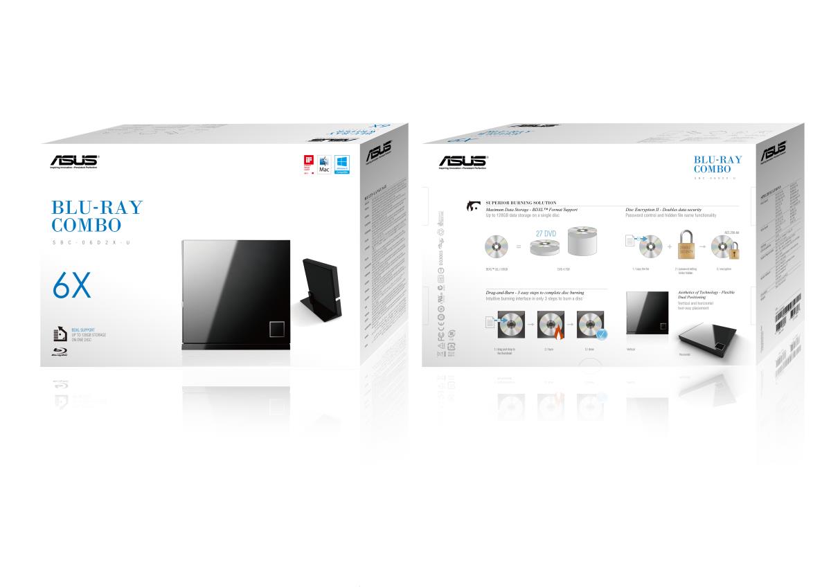 EU Product - Blu-ray Drive Sbc-06d2x-u Black USB2.0 External thumbnail