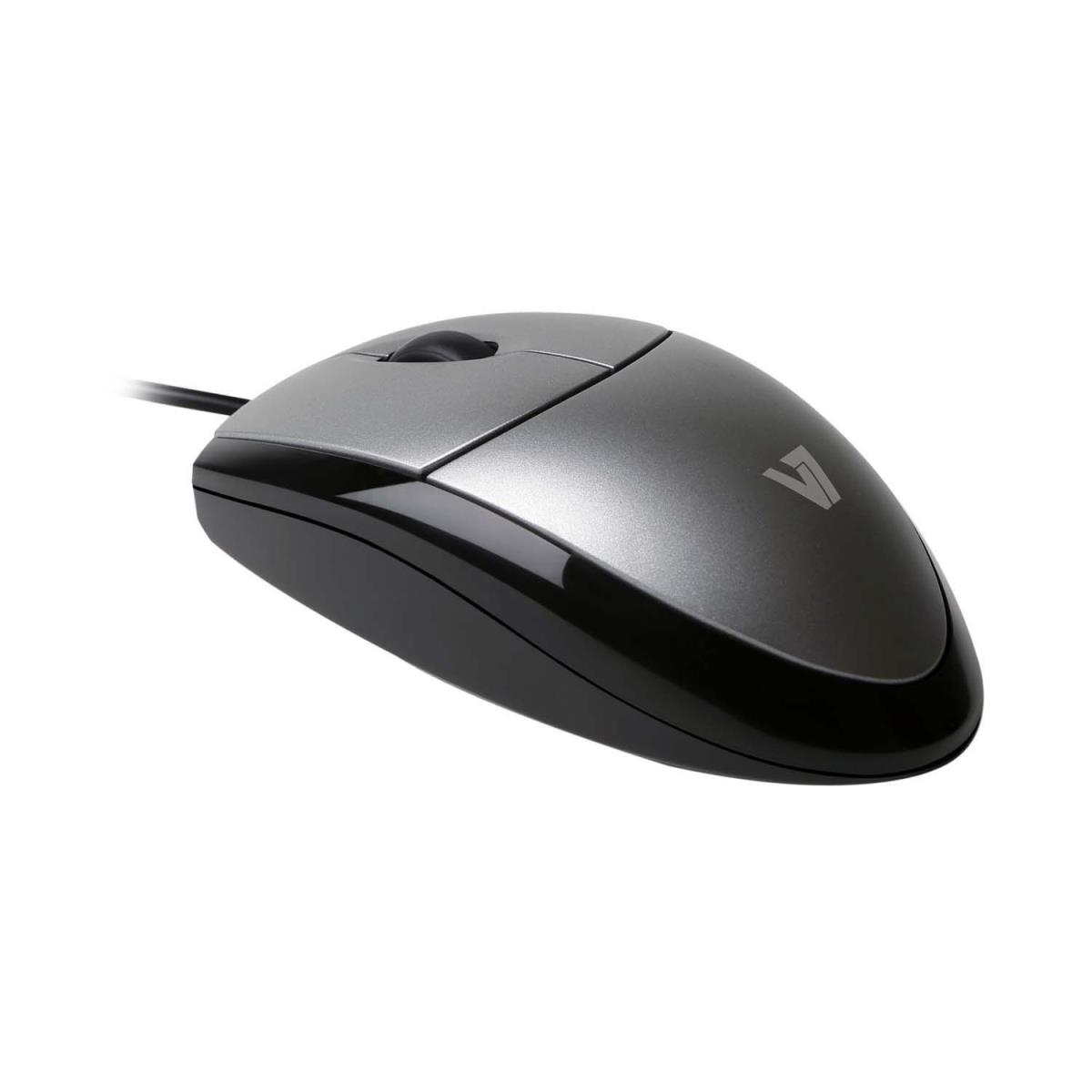 V7 MOUSE OPTICAL BLK/SIL RETAIL thumbnail