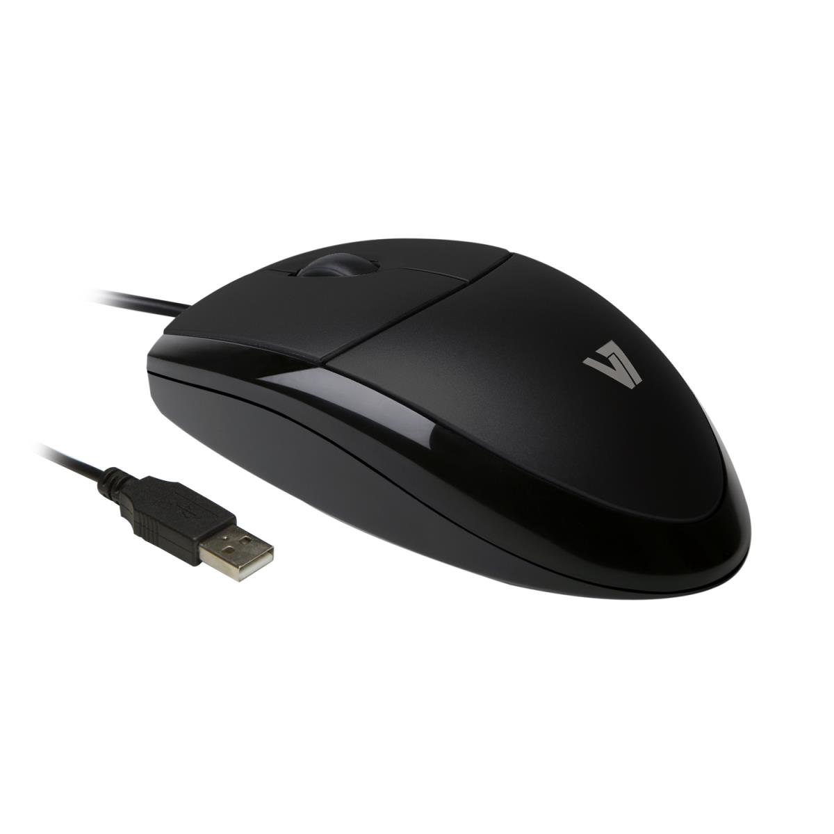 MOUSE OPTICAL ALL BLK USB 3 thumbnail