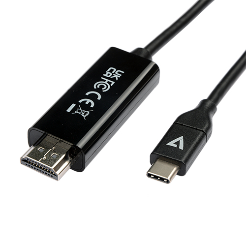 USB-C TO HDMI 2.0 CABLE 2M BLK thumbnail
