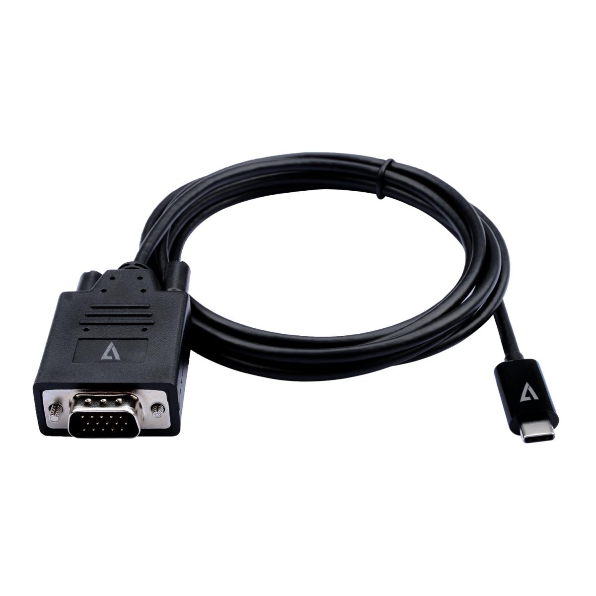 BLACK USB-C TO VGA VIDEO CABLE thumbnail