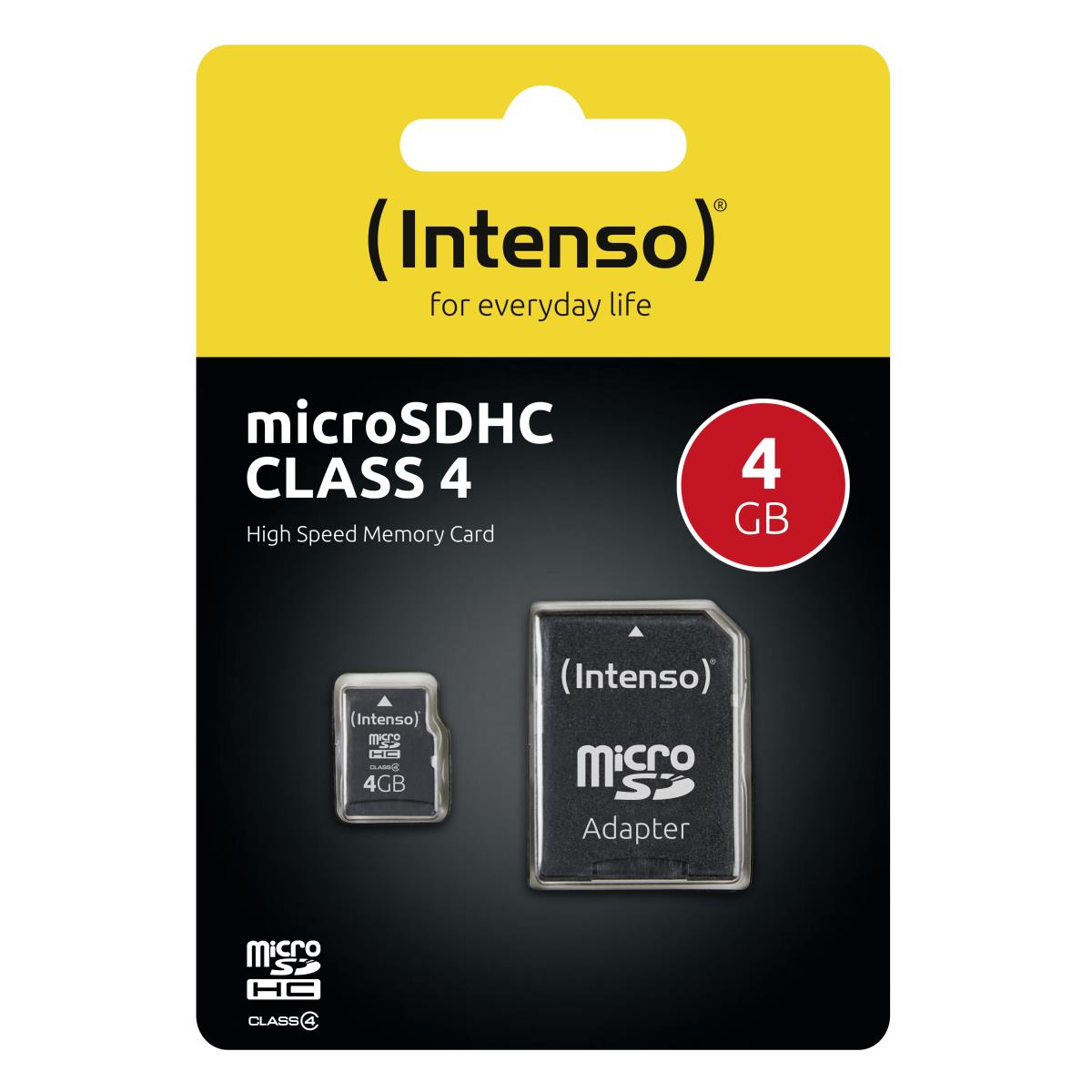 EU Product - SD MicroSD Card  4GB inkl. SD Adapter thumbnail