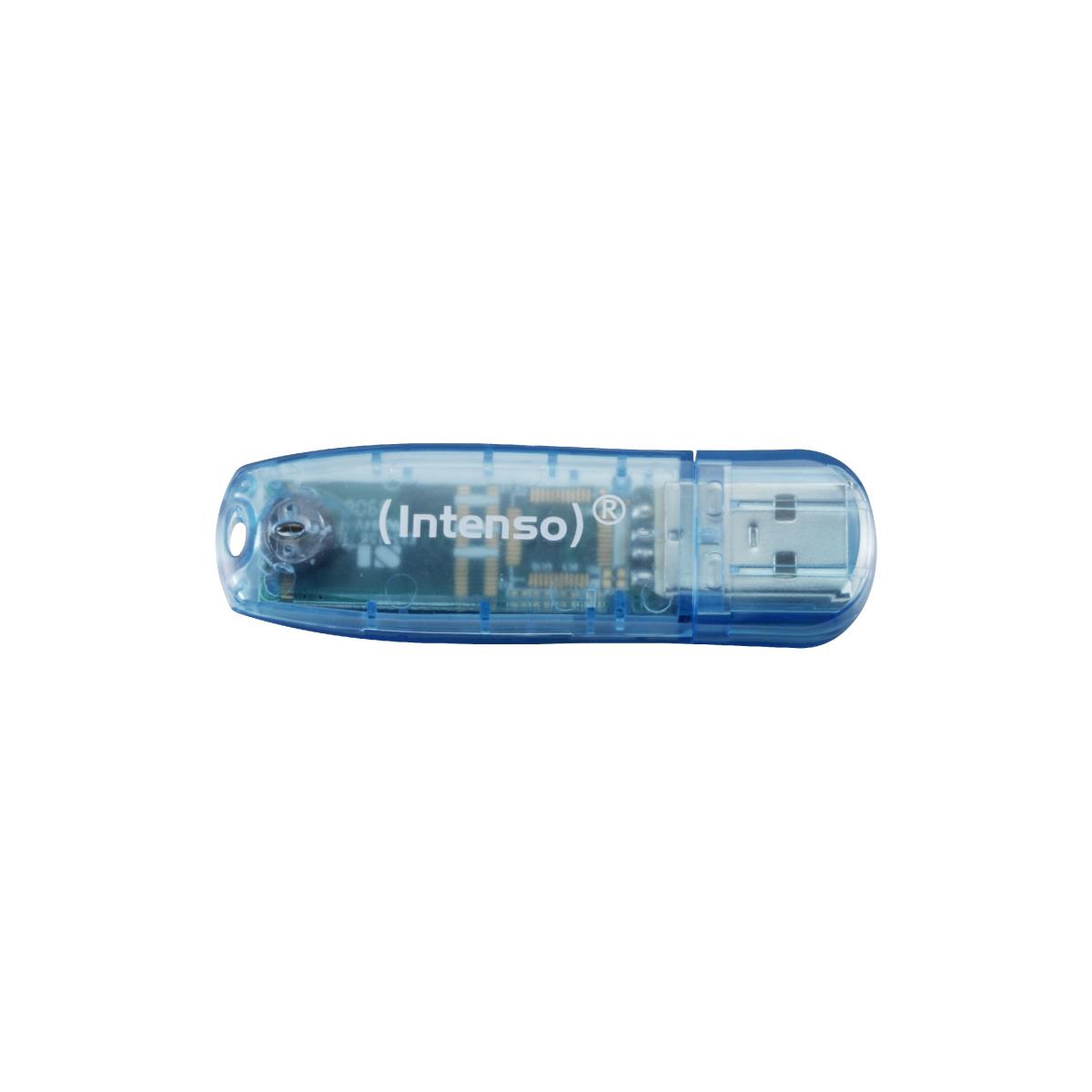 EU Product - USB-Stick  4GB 2.0 version blue thumbnail