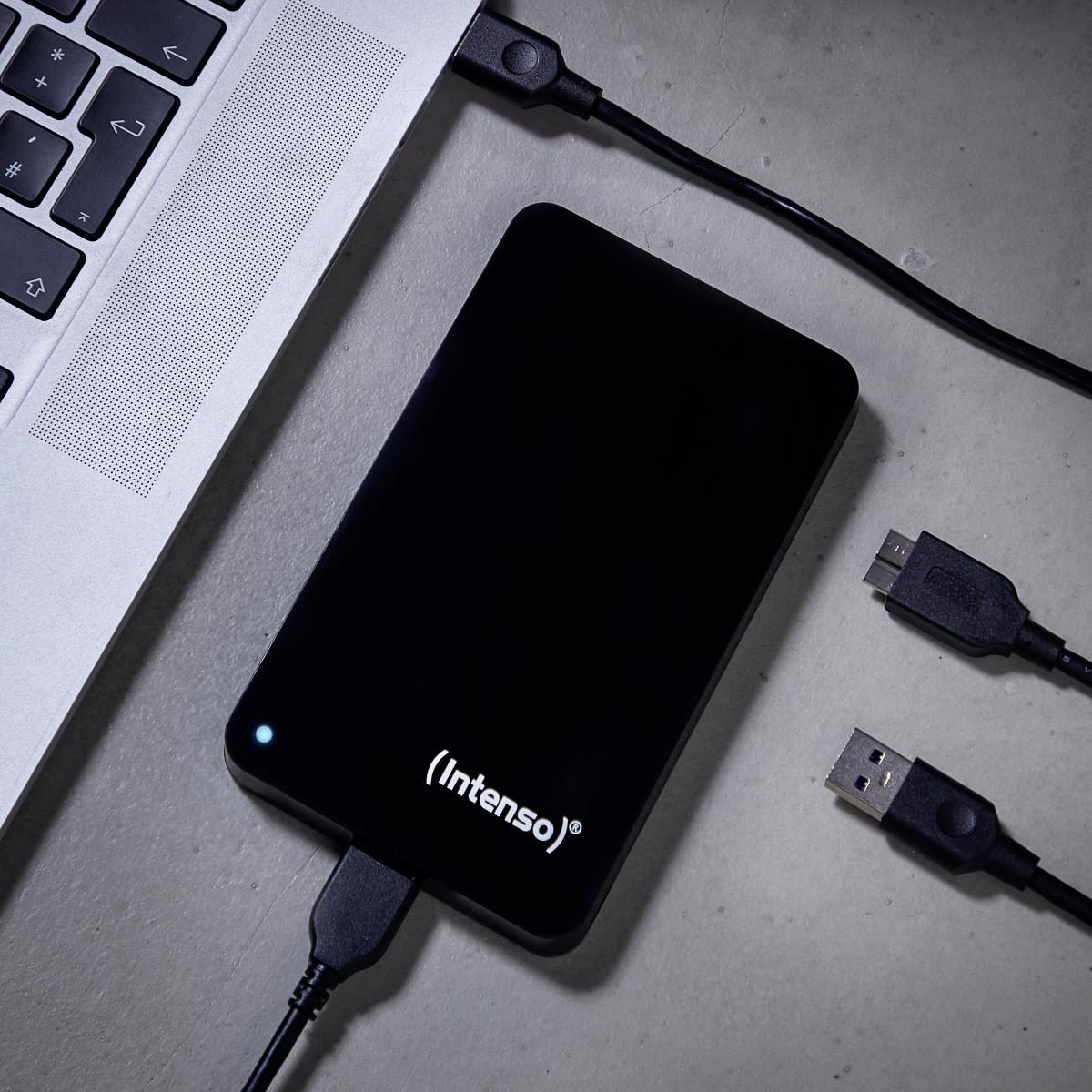 1TB Intenso Memory Case 2.5 inch USB 3.0 Ext HDD Black thumbnail