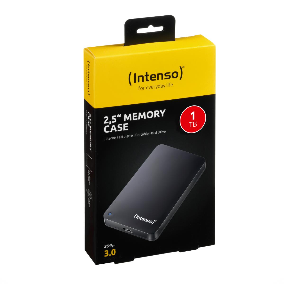 1TB Intenso Memory Case 2.5 inch USB 3.0 Ext HDD Black thumbnail