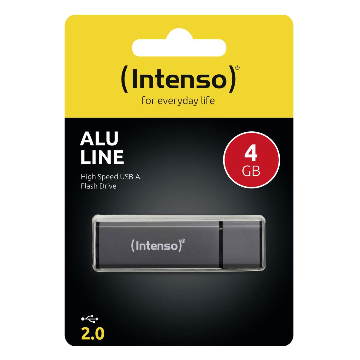 EU Product - USB-Stick  4GB 2.0 ALU Line anthrazit thumbnail