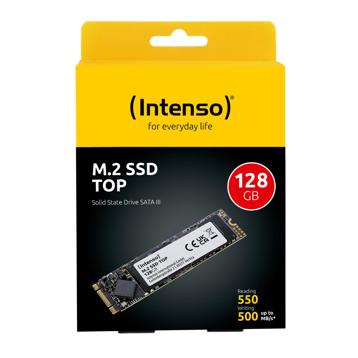 128GB Intenso M.2 SATA III Top Performance SSD thumbnail