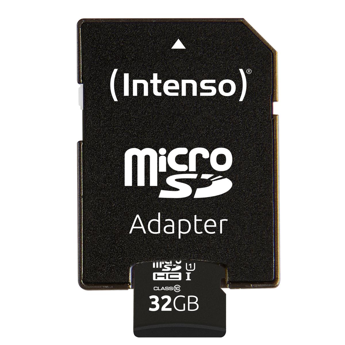 EU Product - SD MicroSD Card 32GB SD-HC UHS-I inkl. SD- Adapter retail thumbnail
