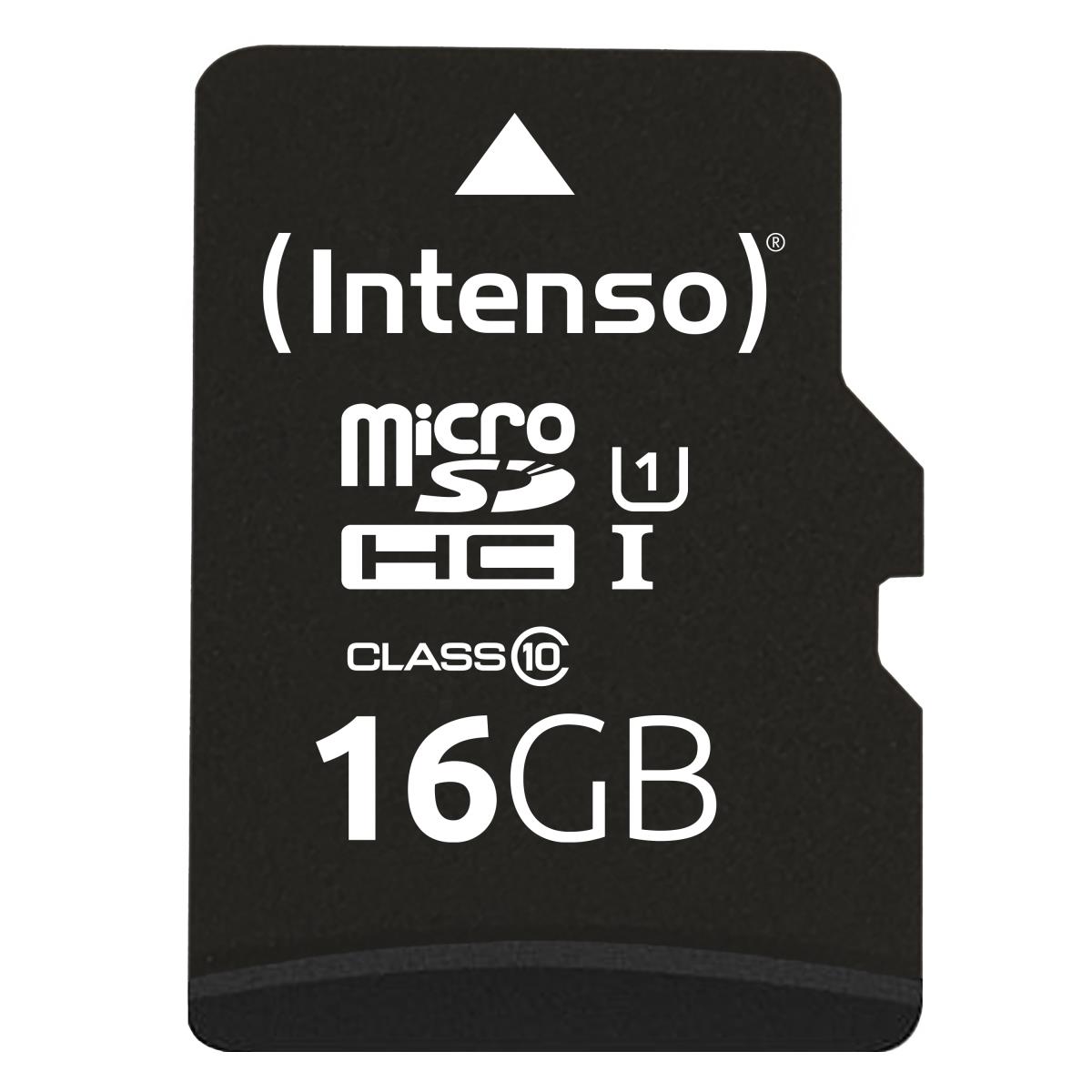 EU Product - SD MicroSD Card 16GB SD-HC UHS-I inkl. SD- Adapter retail thumbnail