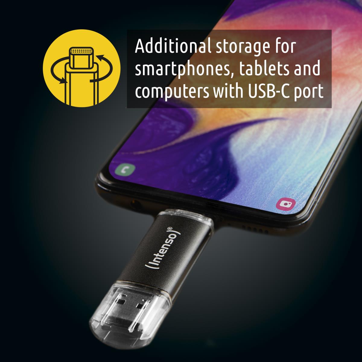 EU Product - USB-Stick Twist Line 32GB 3.2 GEN 1x1 USB-C=>USB-A thumbnail