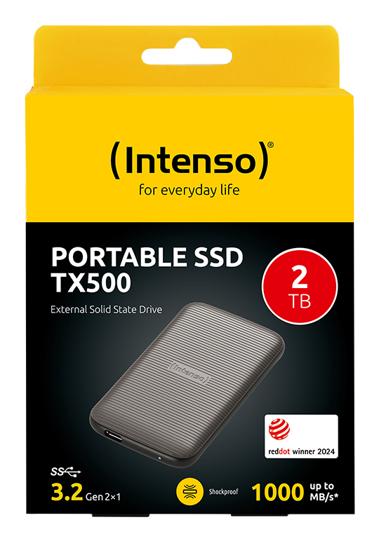 EU Product - TX500 - SSD - 2 TB - extern (tragbar) - USB 3.2 Gen 2x1 (USB-C Steckverb... thumbnail