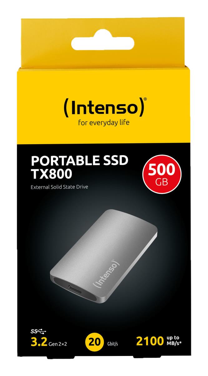 EU Product - TX800 - SSD - 500 GB - extern (tragbar) - USB 3.2 Gen 2x2 (USB-C Steckve... thumbnail