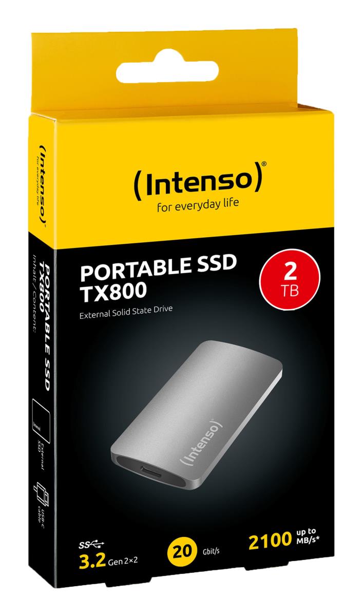 EU Product - TX800 - SSD - 2 TB - extern (tragbar) - USB 3.2 Gen 2x2 (USB-C Steckverb... thumbnail