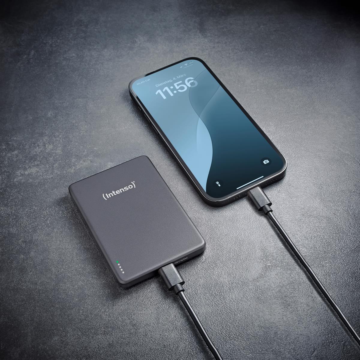 EU Product - Magnetic Wireless Power Bank 5000 mAh Grey USB-C thumbnail