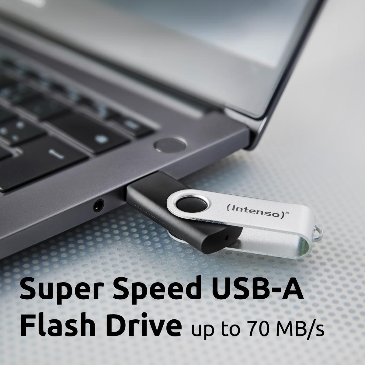 EU Product - USB Stick Office Line 128GB USB 3.2 GEN 1X1 silber thumbnail
