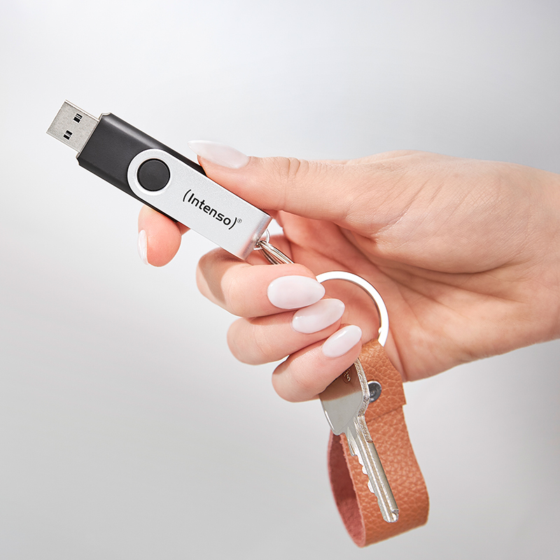 EU Product - USB Stick Office Line 128GB USB 3.2 GEN 1X1 silber thumbnail