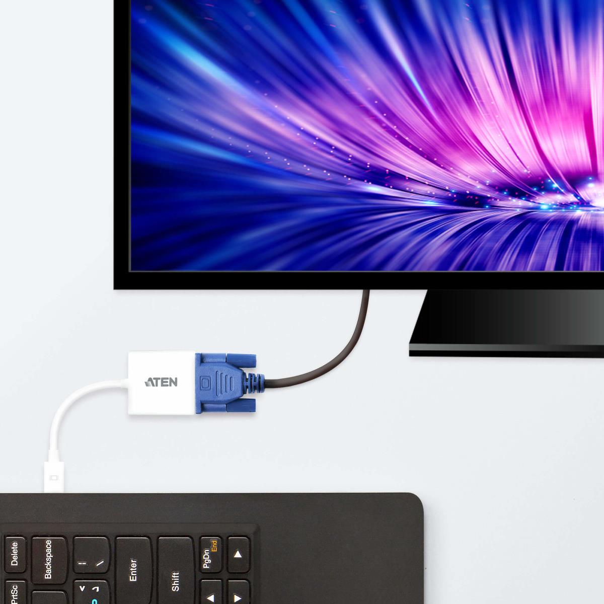 EU Product - VC920 Mini DP to VGA Adapter - Adapter - Digital/Display/Video thumbnail