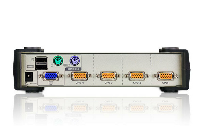 4 PORT DESKTOP VGA USB/PS/2 KVM thumbnail