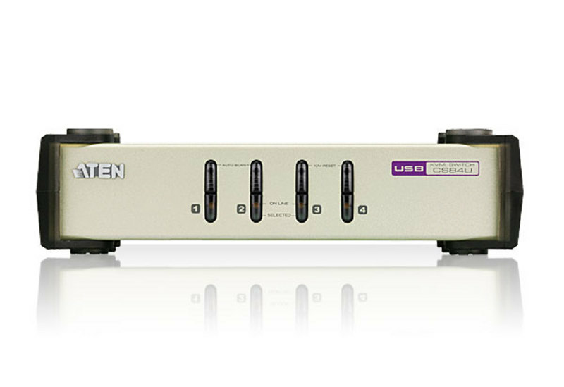 4 PORT DESKTOP VGA USB/PS/2 KVM thumbnail