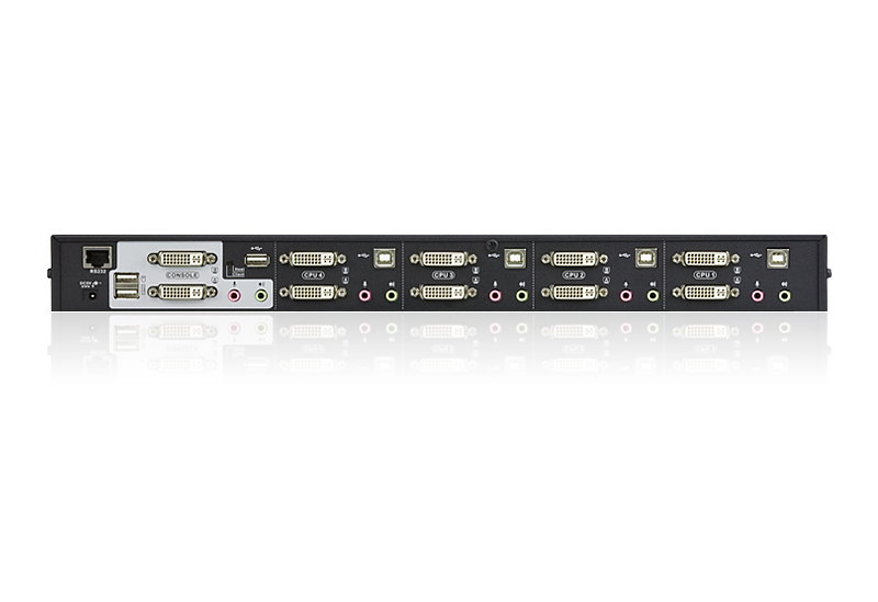 USB DVI Dual View KVMP Switch CS1644A - KVM / audio / U thumbnail