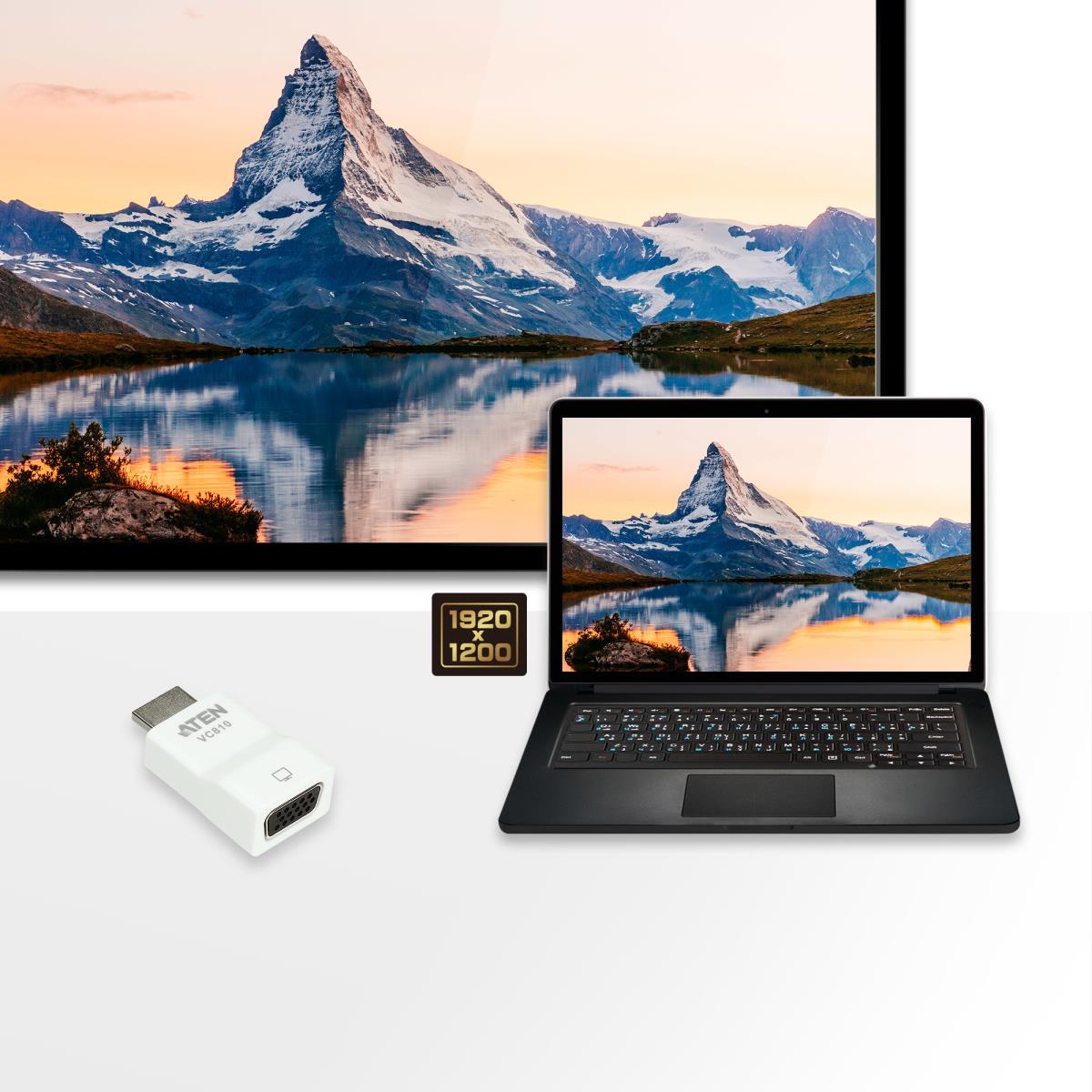 HDMI TO VGA CONVERTER NONE HDCP thumbnail