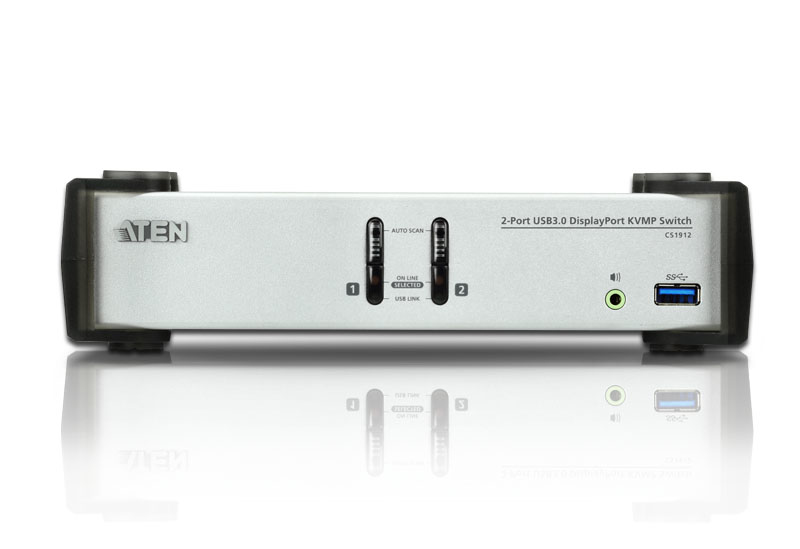 CS1912 KVMP Switch - KVM / audio / USB switch - 2 x KVM / audio / USB - 1 local user - desktop thumbnail