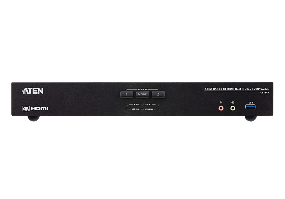2 PORT DUAL HDMI 4K60 KVMP thumbnail