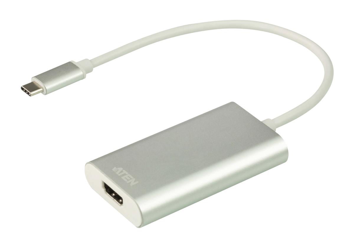EU Product - ATEN UC3020 video cable adapter HDMI Type A (Standard) USB Type-C Silver thumbnail