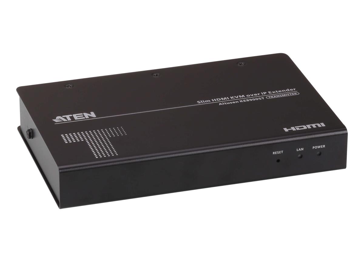 ALTUSEN KE8900ST Slim HDMI Single Display KVM over IP Transmitter - KVM / audio / serial / USB extender - transmitter - USB - for P/N: CS1144DP4UN thumbnail