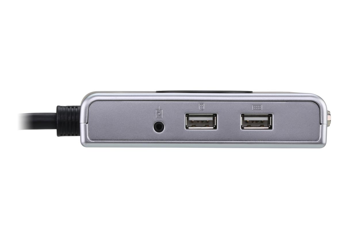 CS682 - KVM / audio / USB switch - 2 x KVM / audio / USB - 1 local user - desktop thumbnail