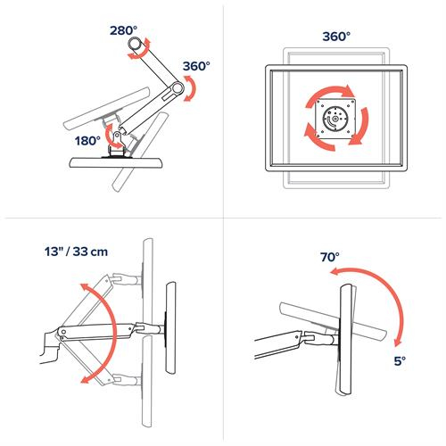 EU Product - LX Dual Side-by-Side-Arm - Flatscreen Accessory thumbnail