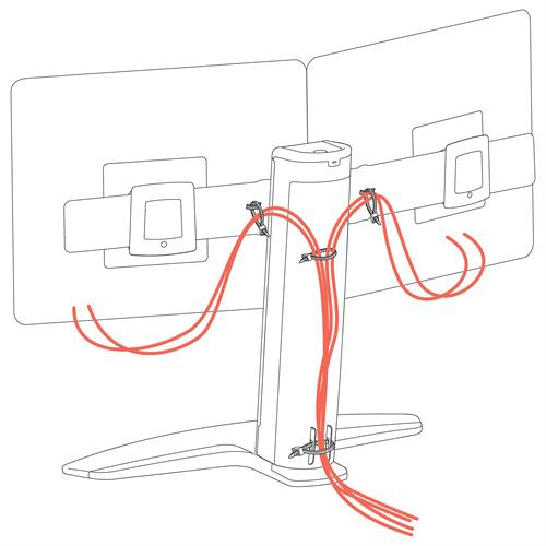 EU Product - Neo-Flex Dual LCD Lift Stand - Flatscreen Accessory thumbnail