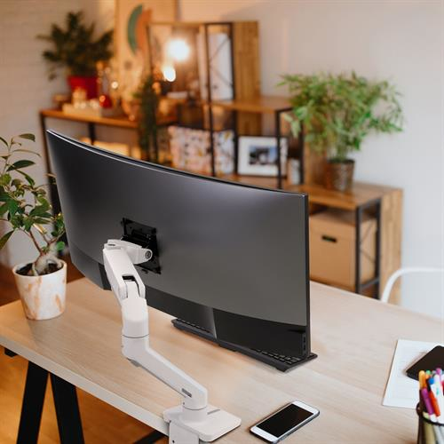 HX DESK MONITOR ARM WHITE. thumbnail