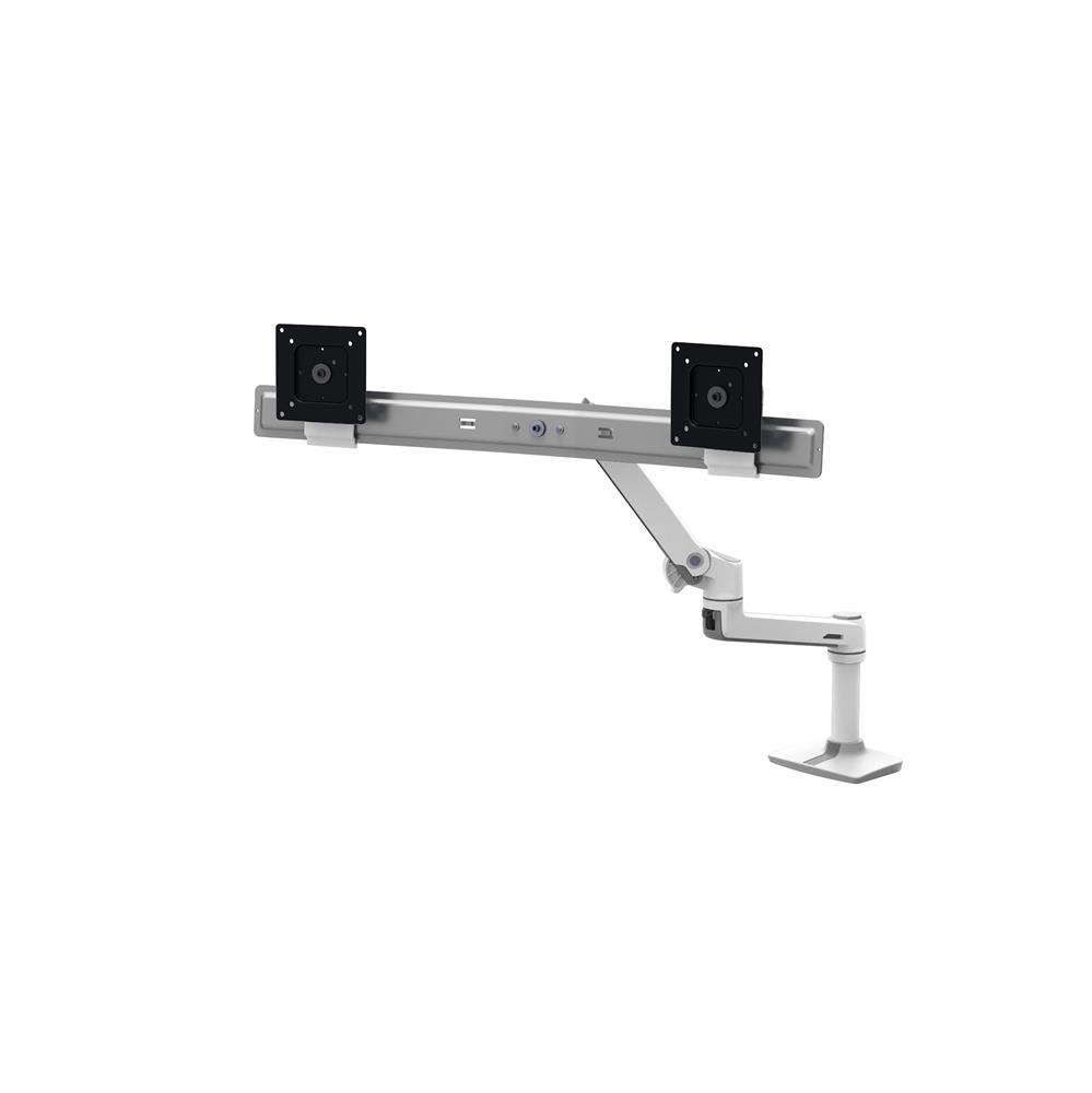 EU Product - LX Desk Dual Direct Arm Bright White - Flatscreen Accessory thumbnail