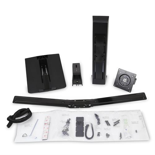 WorkFit - Mounting kit (desk mount) - for LCD display / notebook - black - screen size: up to 24