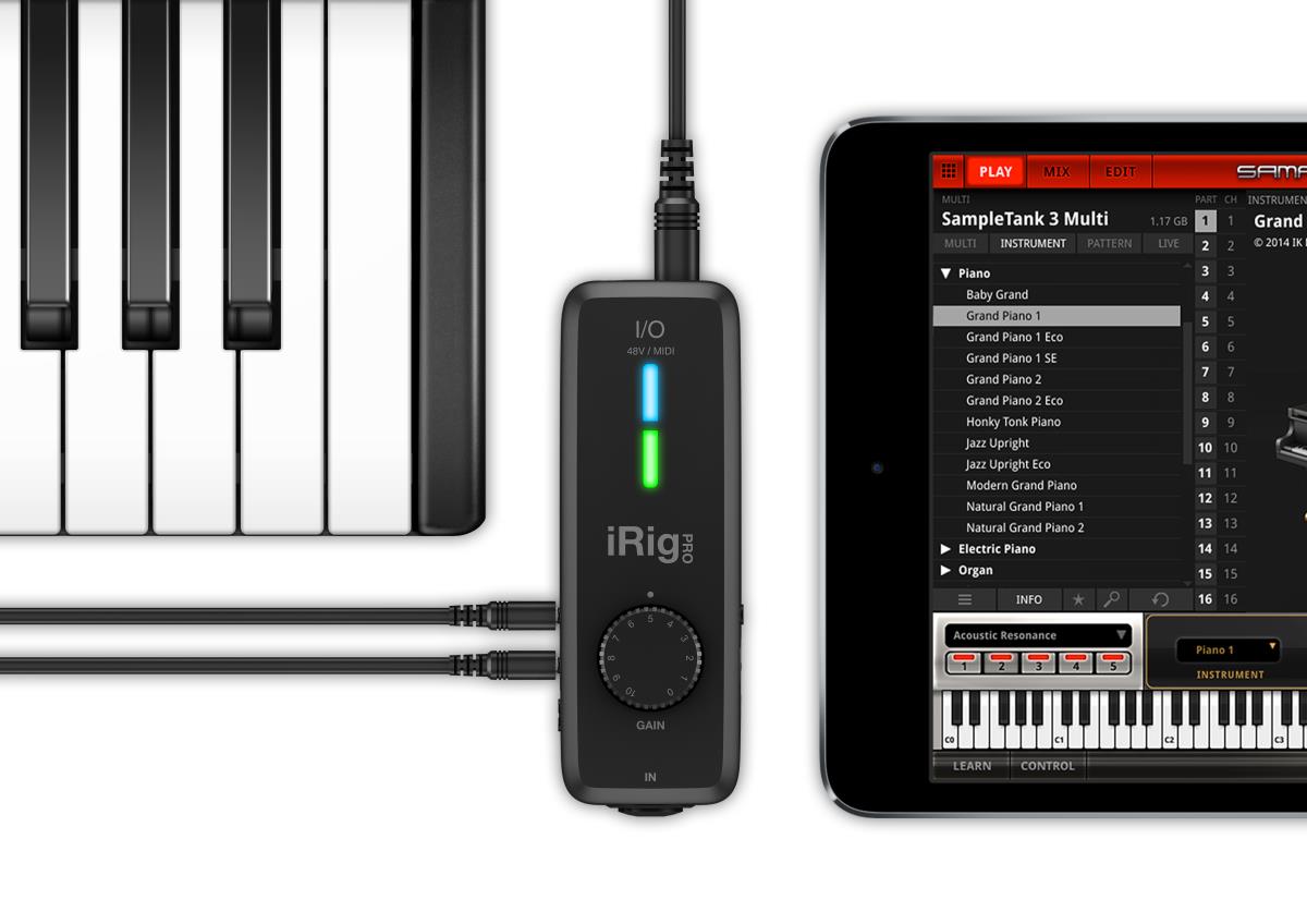 IK Multimedia iRig Pro I/O MIDI interface adapter thumbnail