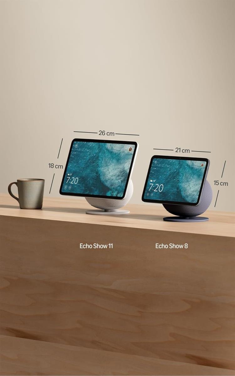 EU Product - Echo Show 8 2025 -Glacier White thumbnail