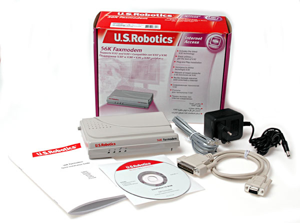 USRobotics 56K V.92 modem 56 Kbit/s thumbnail