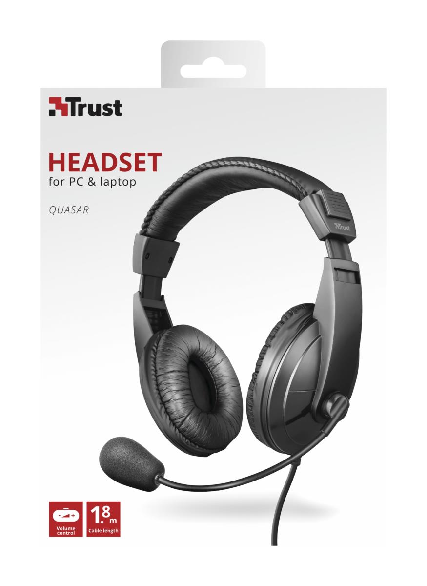Quasar Headset  3.5mm softpads 21661 thumbnail