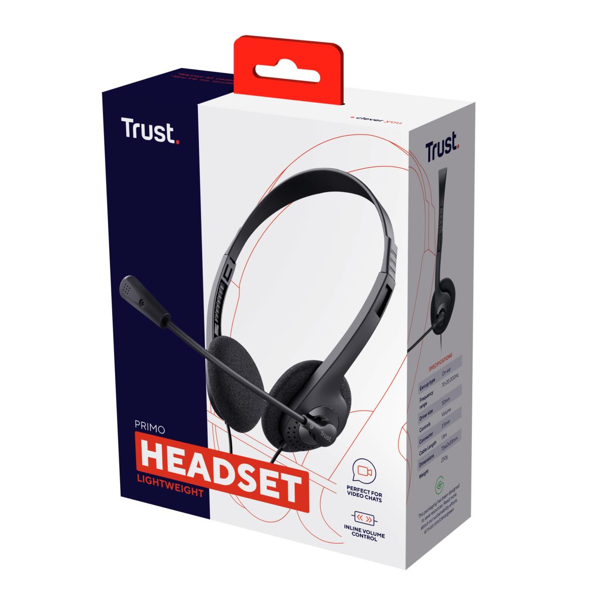PRIMO HEADSET 3.5mm 21665 thumbnail